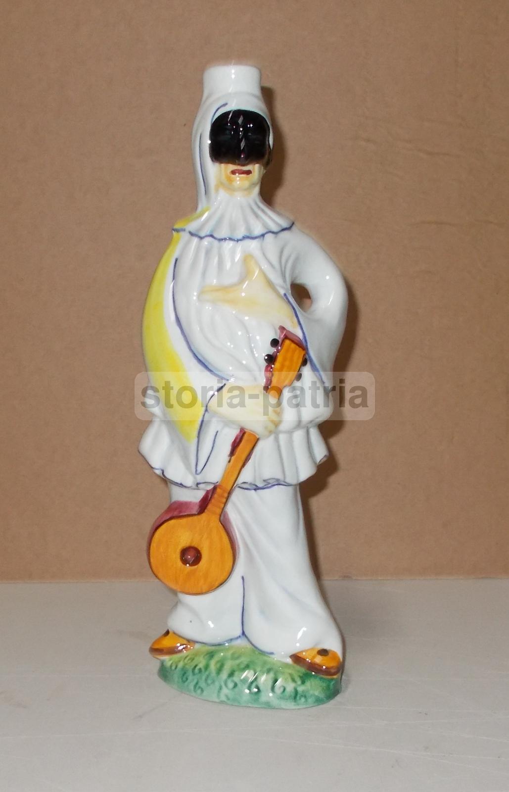 Folklore, Teatro Popolare Napoletano, Maschera, Ceramica Da Collezione, Pulcinella immagine 3