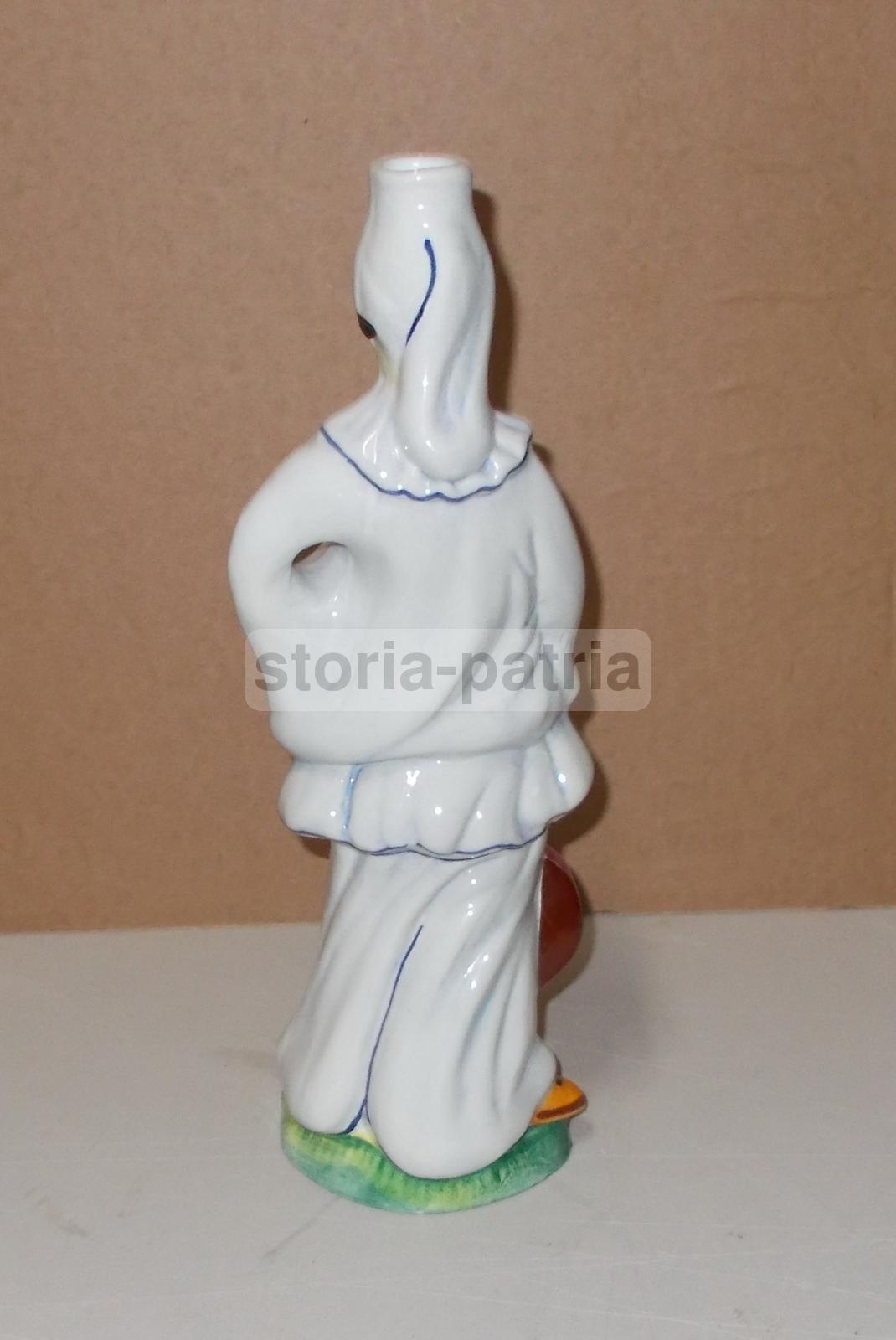 Folklore, Teatro Popolare Napoletano, Maschera, Ceramica Da Collezione, Pulcinella immagine 5