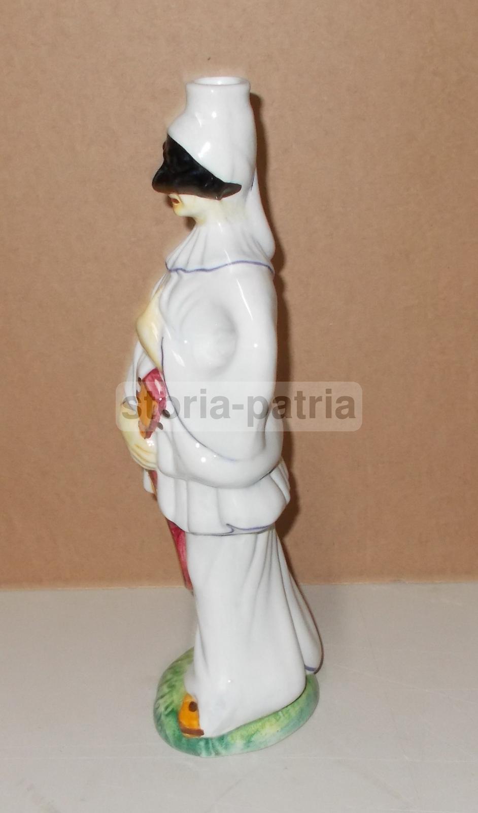 Folklore, Teatro Popolare Napoletano, Maschera, Ceramica Da Collezione, Pulcinella immagine 6
