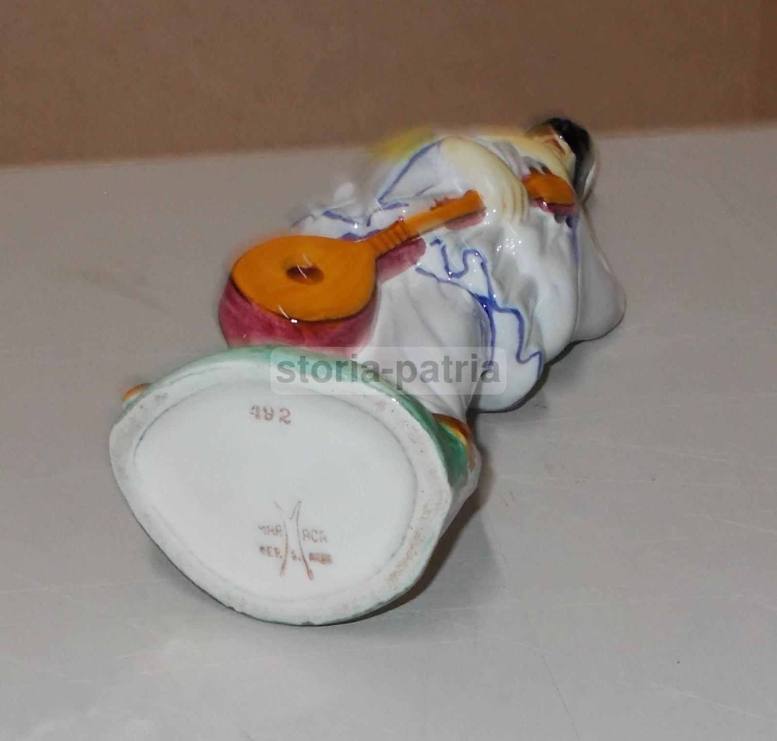 Folklore, Teatro Popolare Napoletano, Maschera, Ceramica Da Collezione, Pulcinella immagine 7