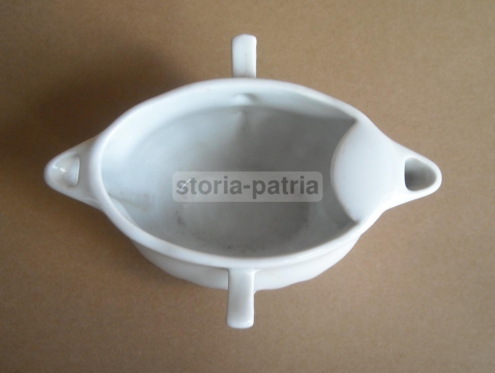 Francia, Decorativo Soprammobile, Elegante Porcellana Bianca Francese, Salsiera immagine 8