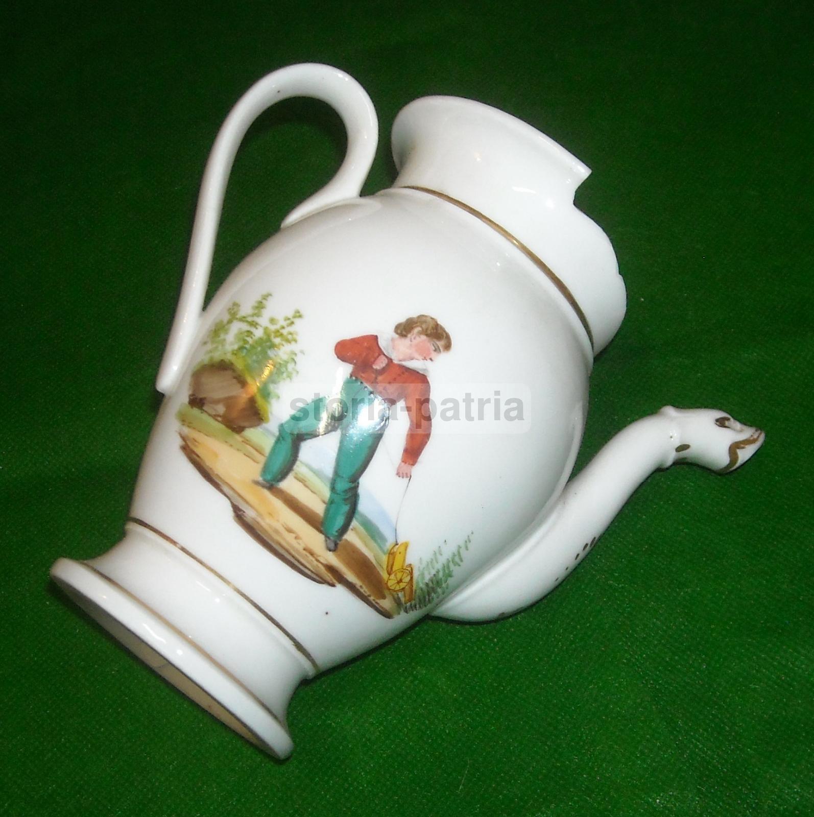 Giochi Di Bimbi, Soldatino, Arte, Folklore, Caffettiera Da Collezione, Da Restaurare immagine 10