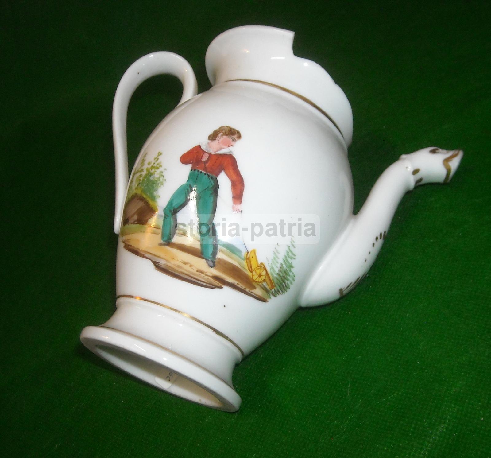 Giochi Di Bimbi, Soldatino, Arte, Folklore, Caffettiera Da Collezione, Da Restaurare immagine 11
