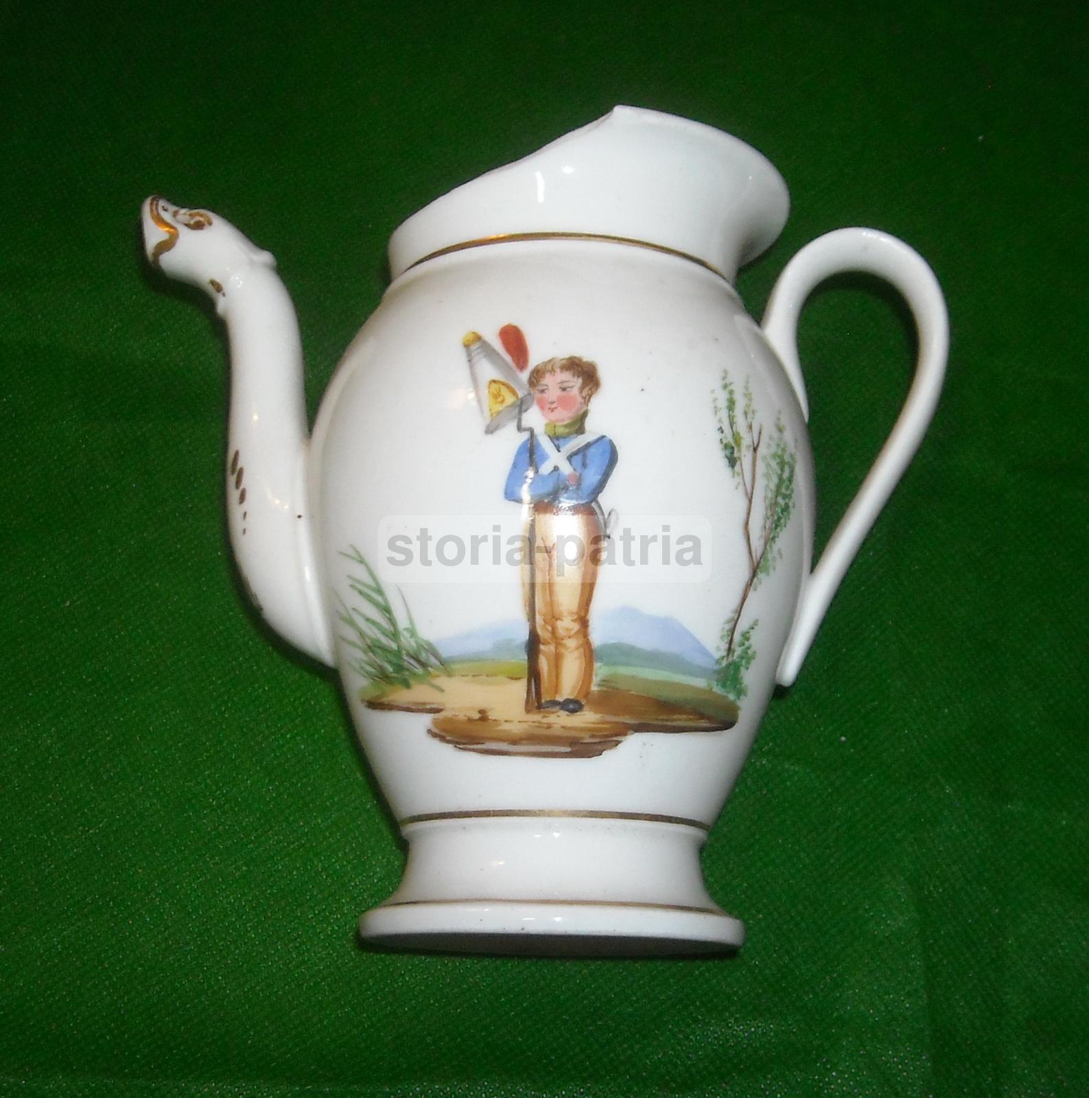 Giochi Di Bimbi, Soldatino, Arte, Folklore, Caffettiera Da Collezione, Da Restaurare immagine 12