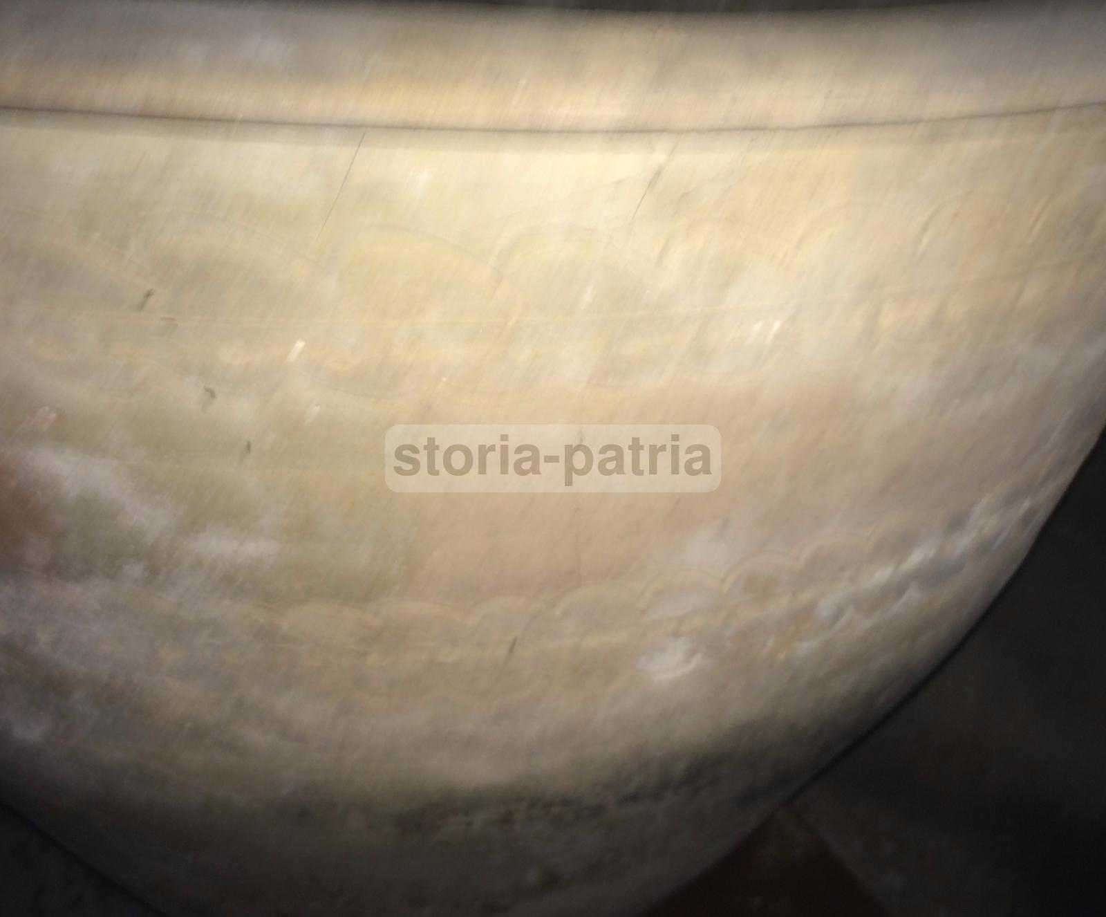 Grande Vasca, Antico Recipiente, Artigianato Popolare, Decorativa, Utile Per Arredi immagine 7