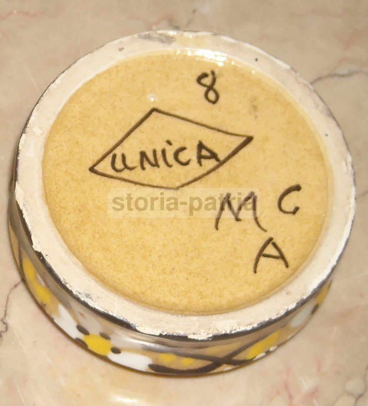 Graziosa Piccola Scatola Ceramica, Bella Decorazione Floreale, Marca Di Fabbrica immagine 6