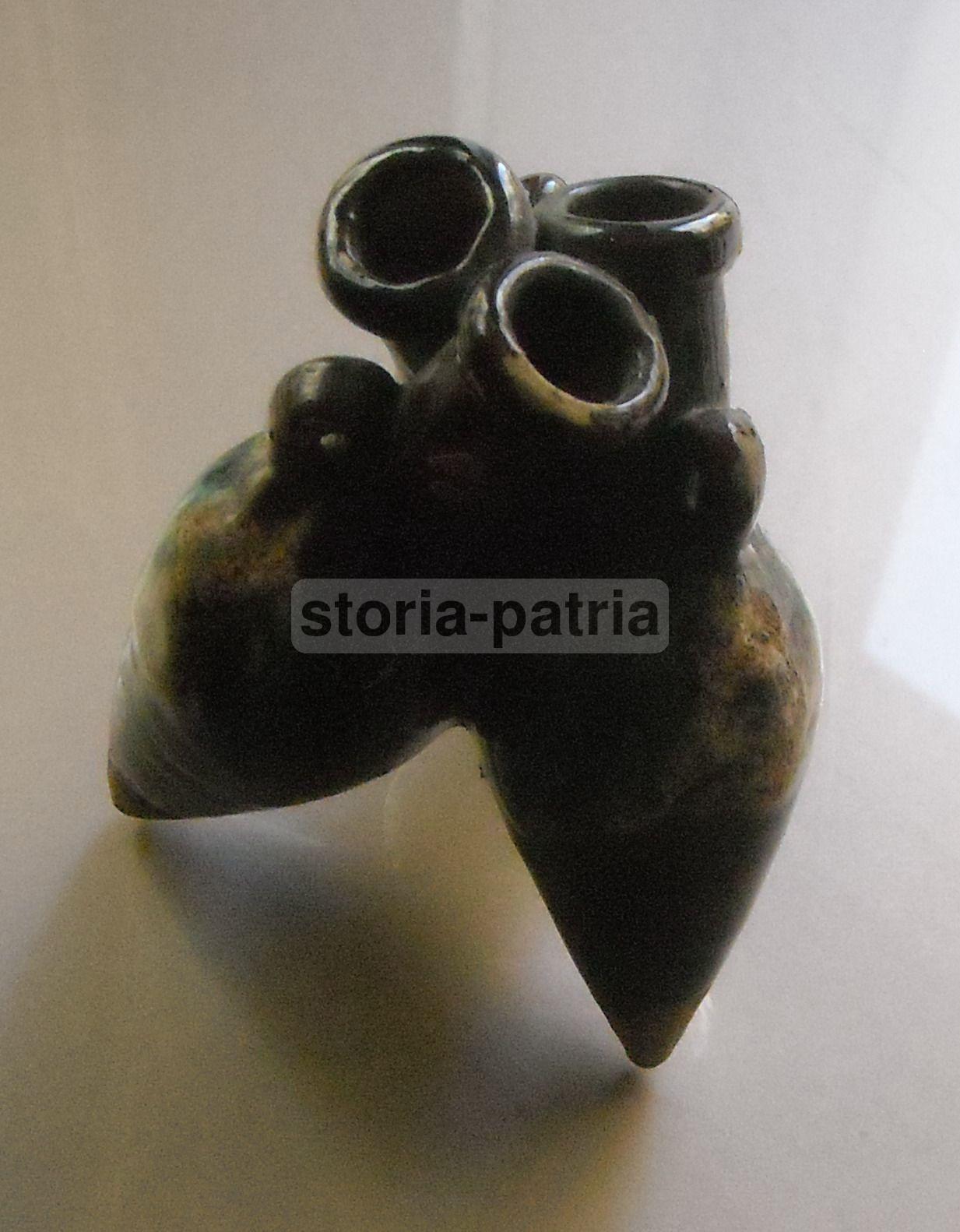 Graziosa Vecchia Ceramica, Decorativo Soprammobile, Utile Portapenne Da Scrittoio immagine 1