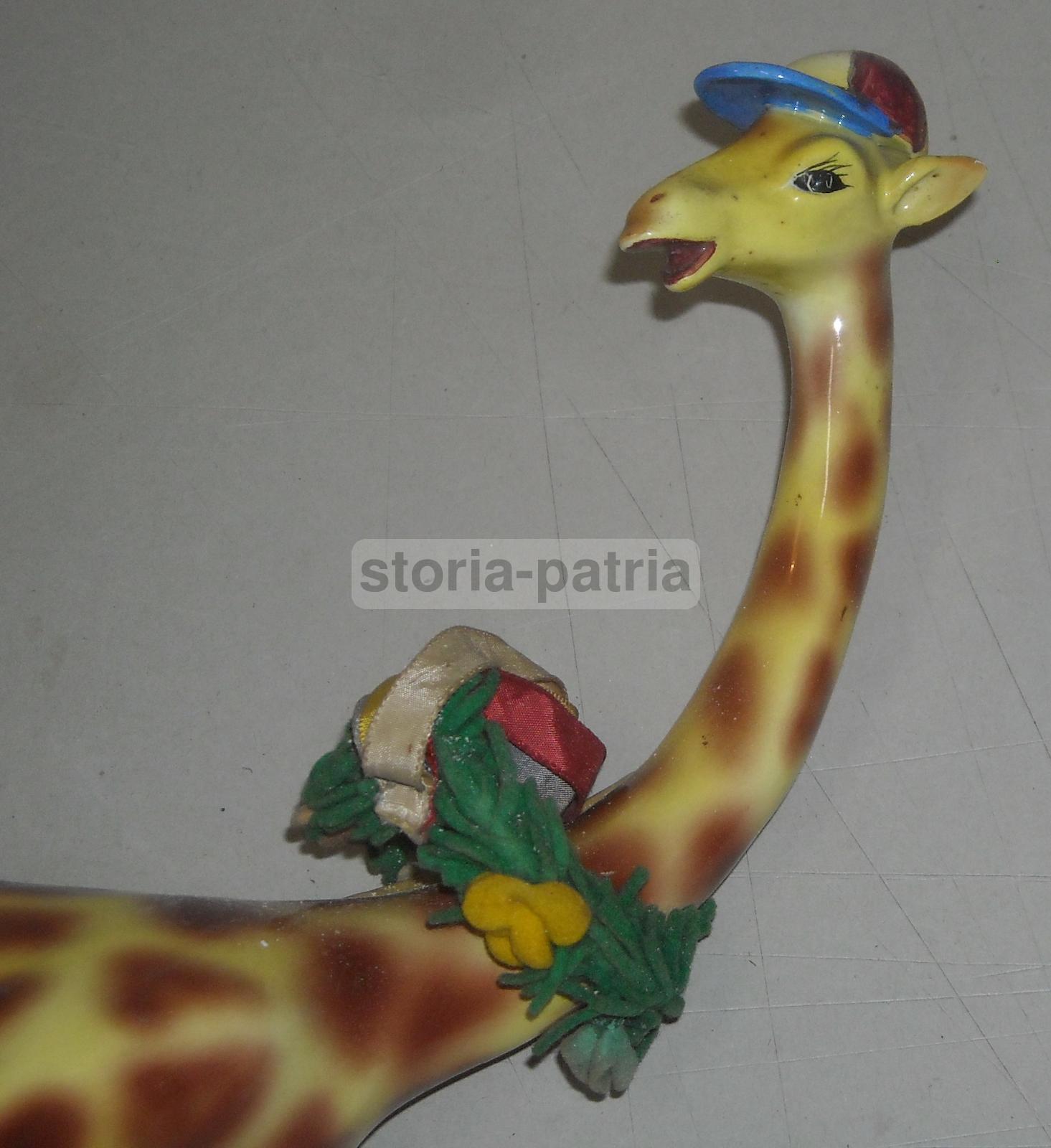 Grazioso Soprammobile d'Epoca, Simpaticissima Giraffa, Ceramica Da Collezione, 900 immagine 2