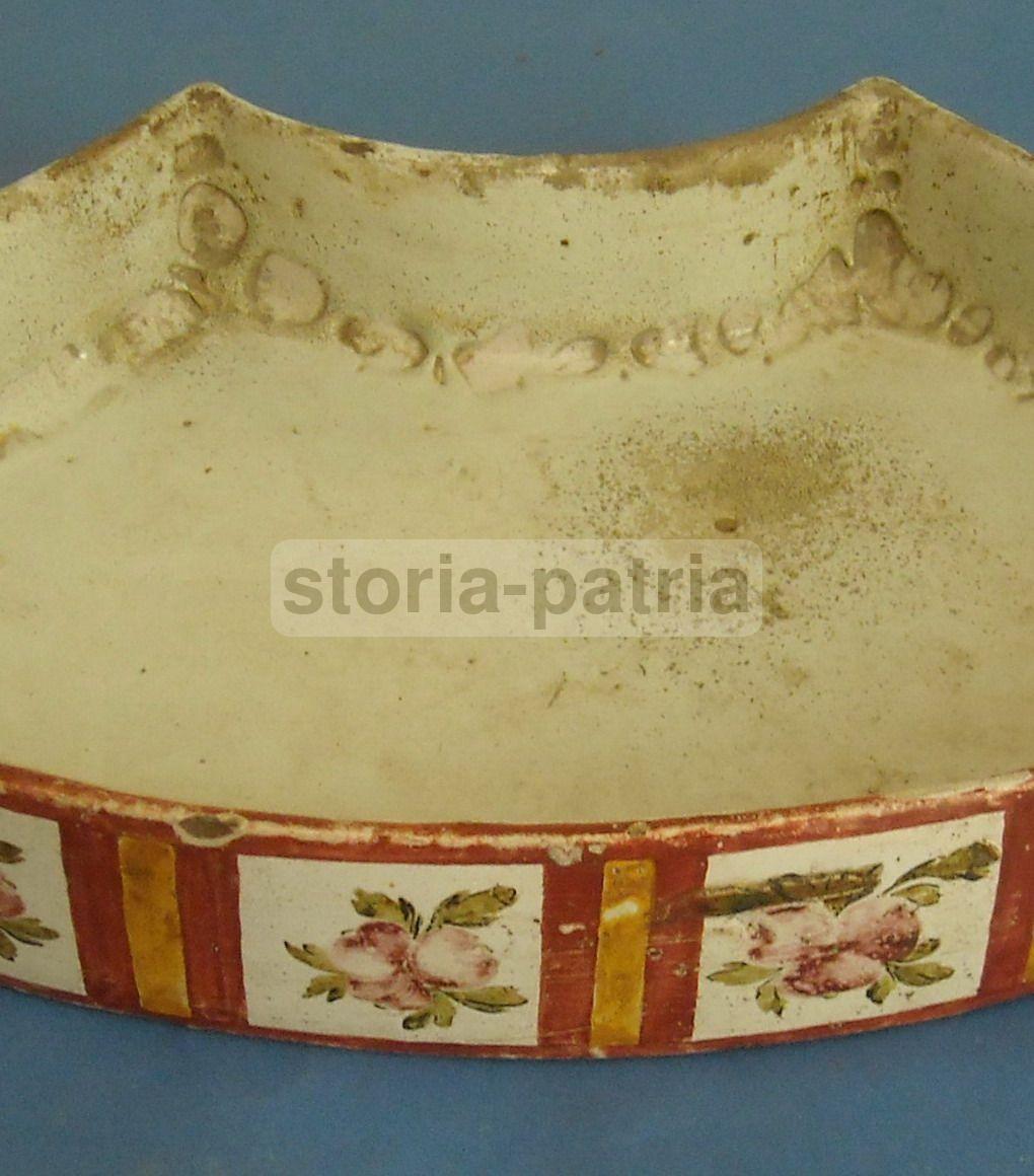 Inusuale Antica Ceramica, Bella Decorazione Floreale, Ascrivibile A Fuina, Abruzzo immagine 3