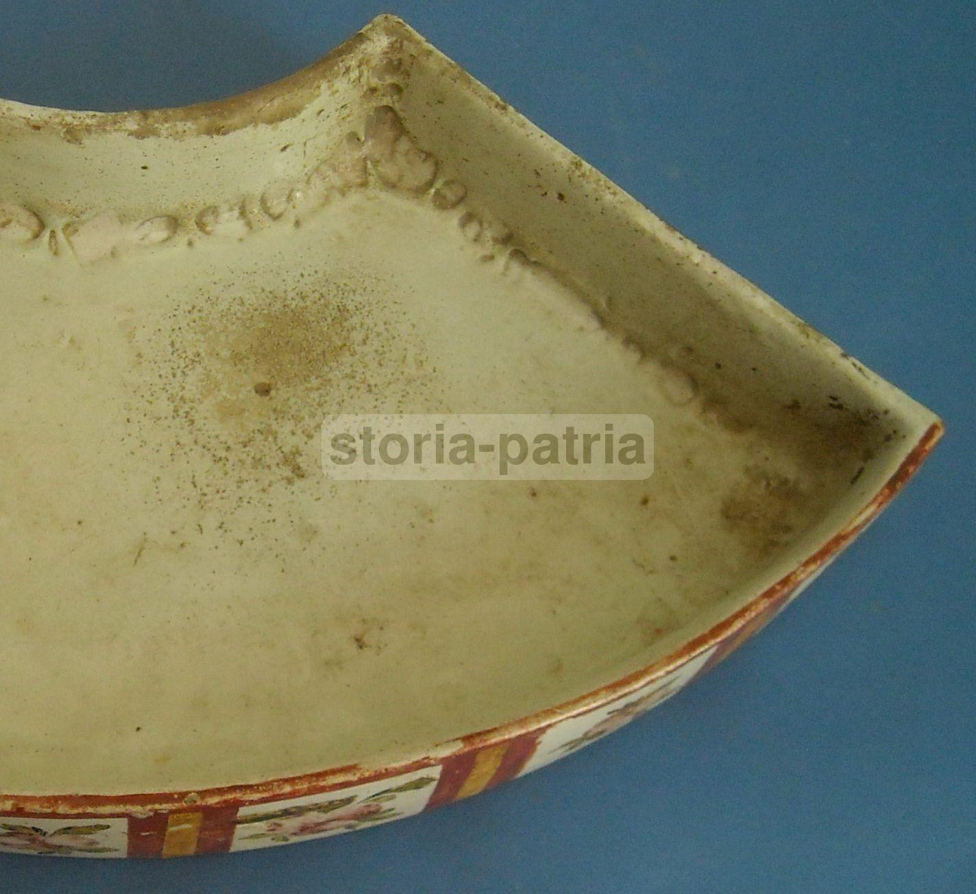 Inusuale Antica Ceramica, Bella Decorazione Floreale, Ascrivibile A Fuina, Abruzzo immagine 5