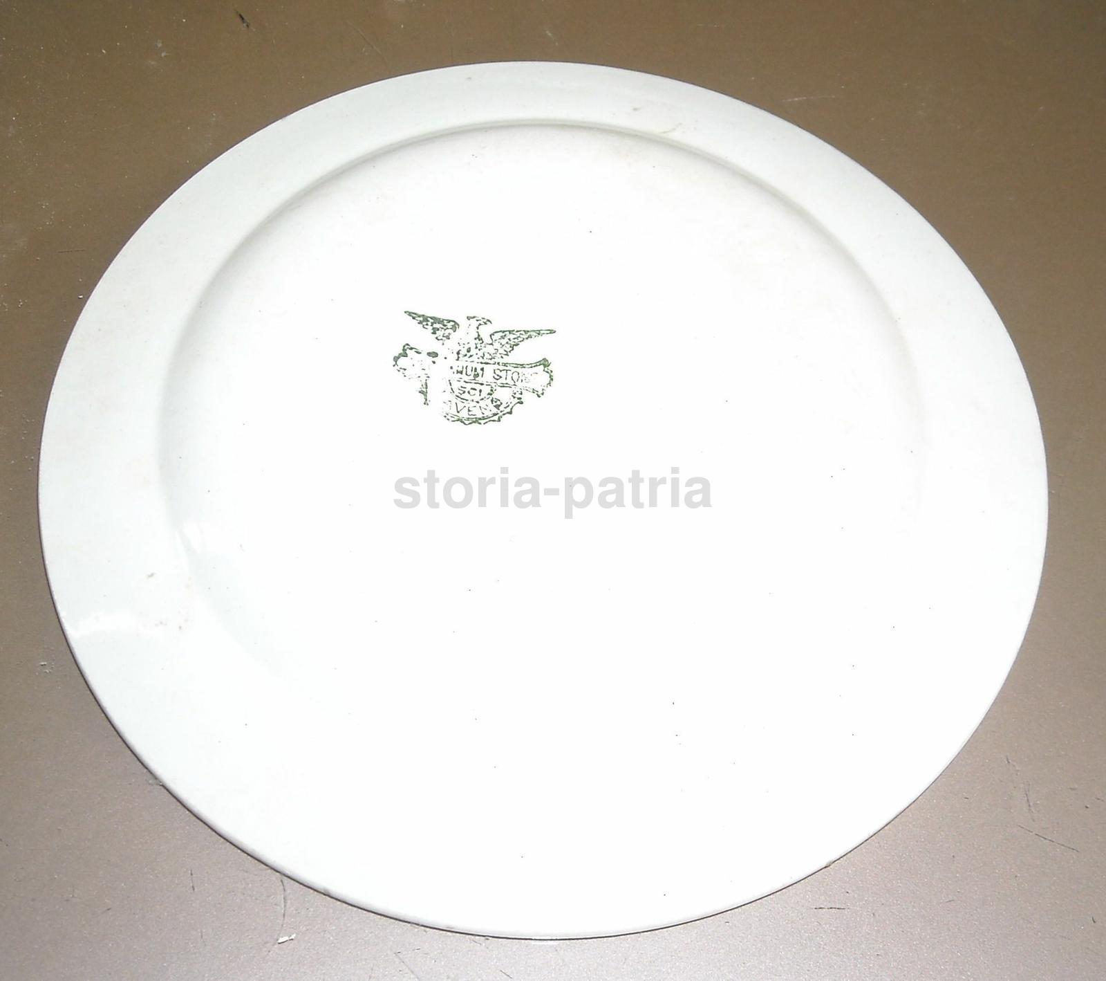 Laveno, Decorativo Piatto d'Epoca, Artistici Fregi, Miniatura Neoclassica, Verbano immagine 5
