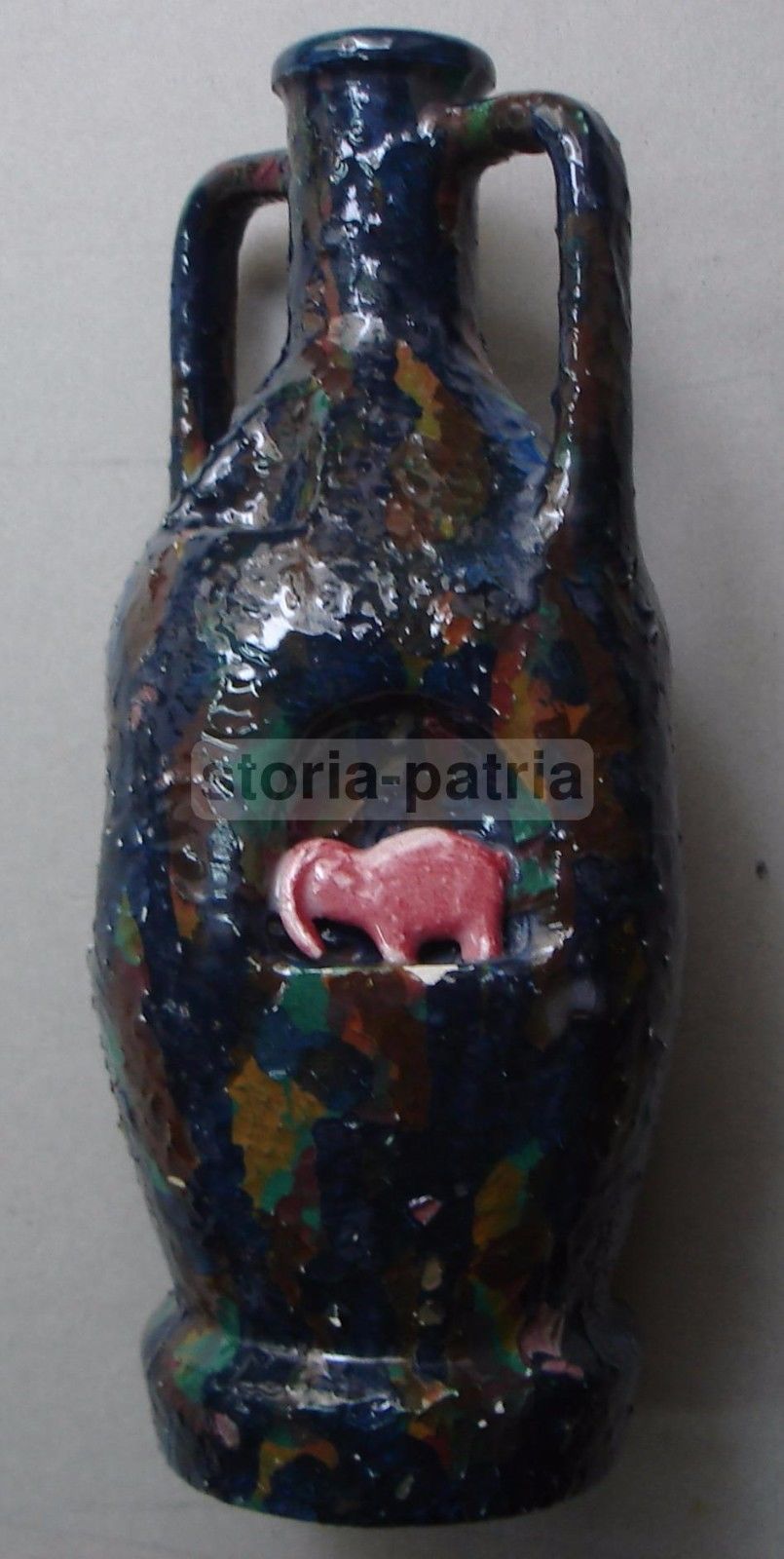 Liquori, Bella Bottiglia In Ceramica, Da Collezione, Decorativa, d'Epoca, Cunardo immagine 1