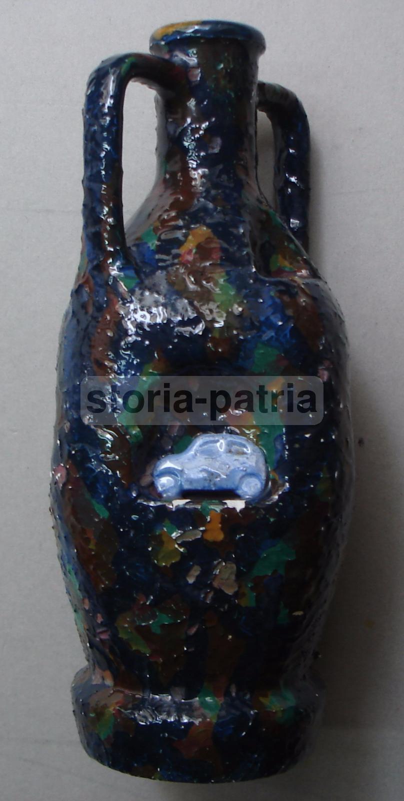 Liquori, Bella Bottiglia In Ceramica, Da Collezione, Decorativa, d'Epoca, Cunardo immagine 1