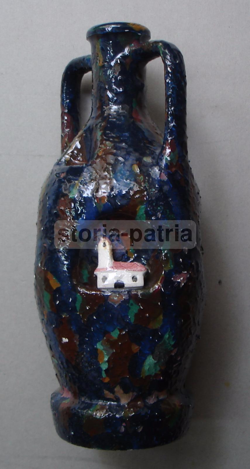 Liquori, Bella Bottiglia In Ceramica, Da Collezione, Decorativa, d'Epoca, Cunardo immagine 3