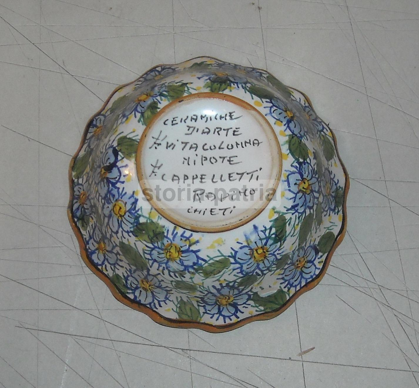 Maioliche Abruzzesi, Graziosa Ceramica, Floreale, Rapino, Vitacolonna, Cappelletti immagine 2