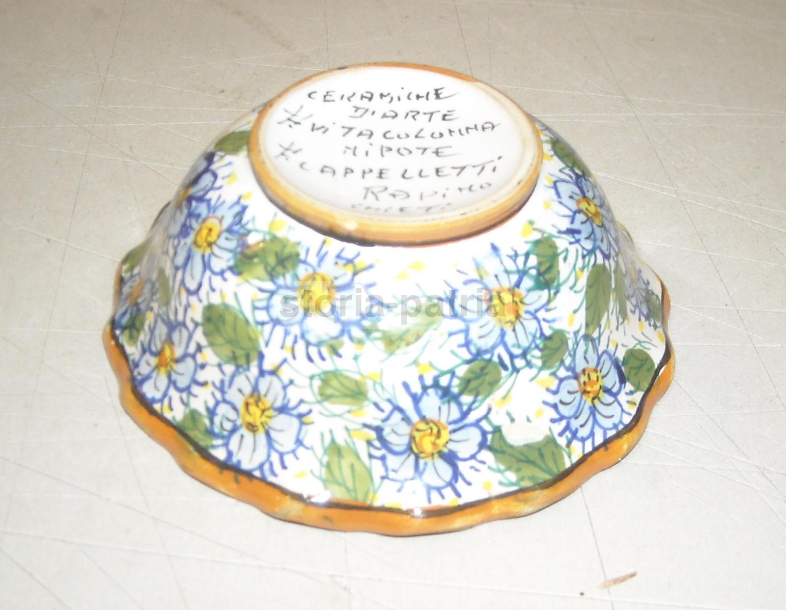 Maioliche Abruzzesi, Graziosa Ceramica, Floreale, Rapino, Vitacolonna, Cappelletti immagine 3