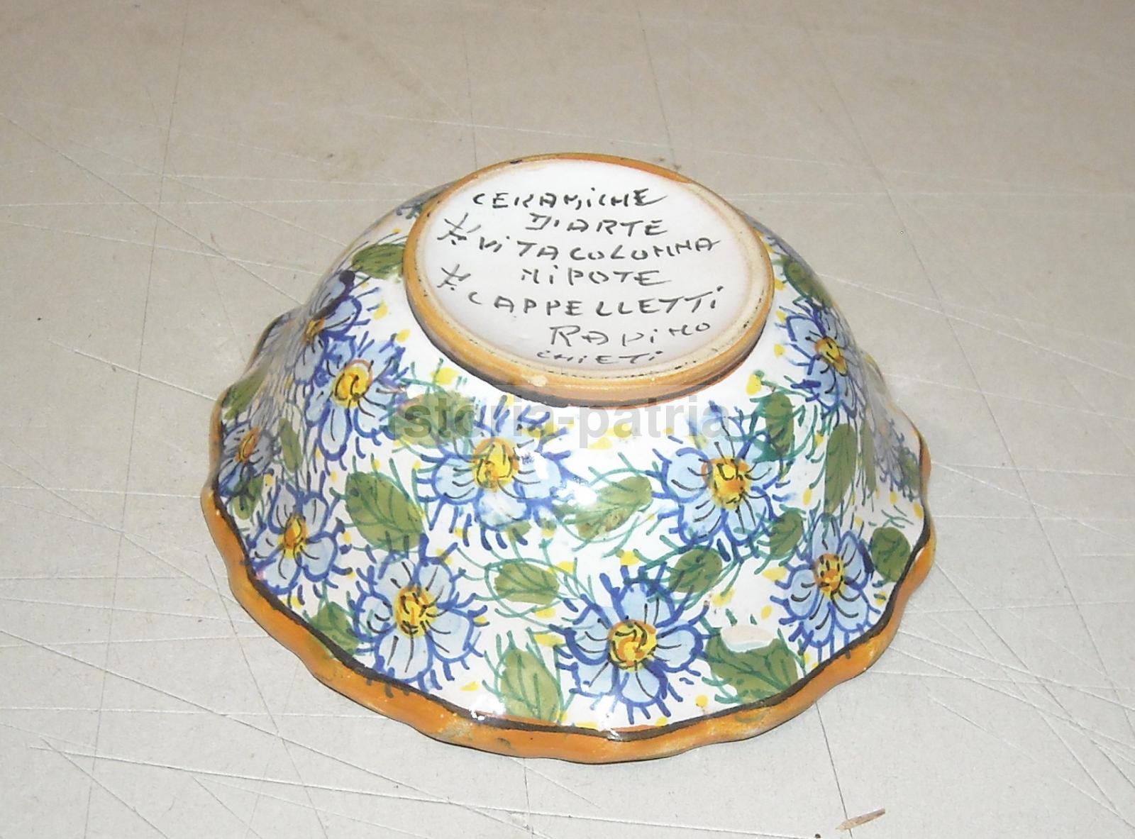 Maioliche Abruzzesi, Graziosa Ceramica, Floreale, Rapino, Vitacolonna, Cappelletti immagine 4