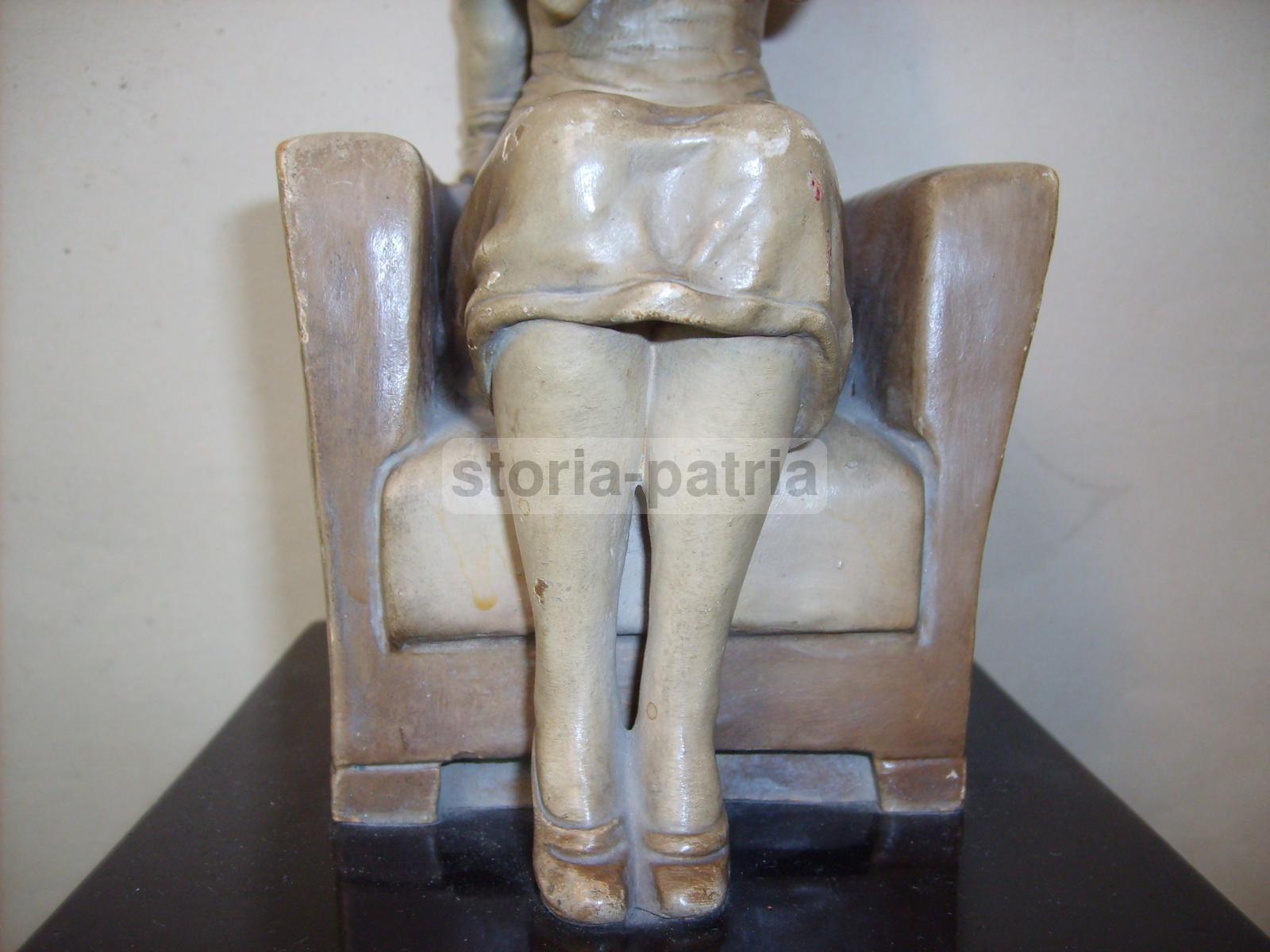 Maternita, Arte, Scultura, Decorativa Opera Darte, Da Collezione, d'Epoca, Pannunzio immagine 2