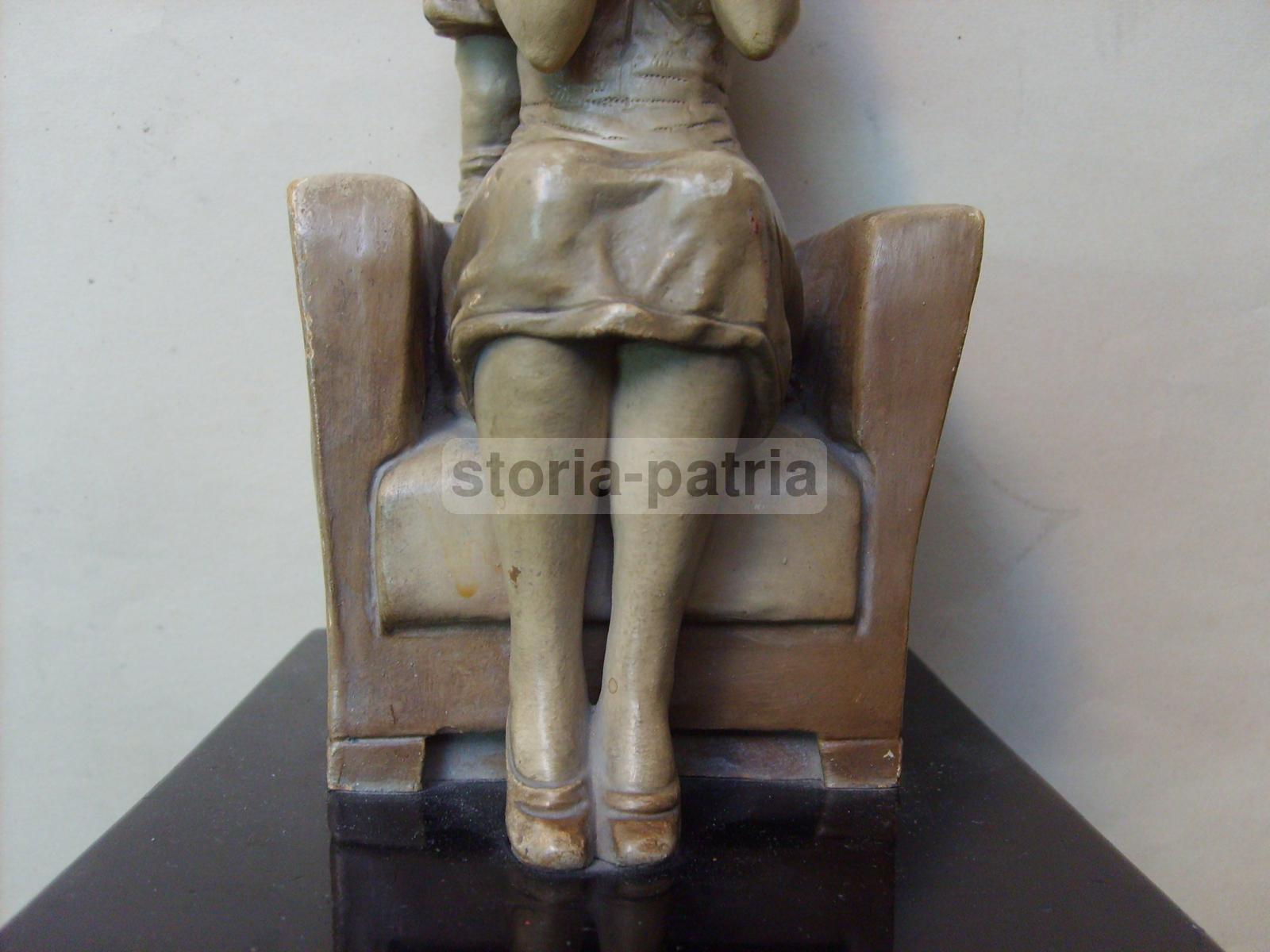 Maternita, Arte, Scultura, Decorativa Opera Darte, Da Collezione, d'Epoca, Pannunzio immagine 3