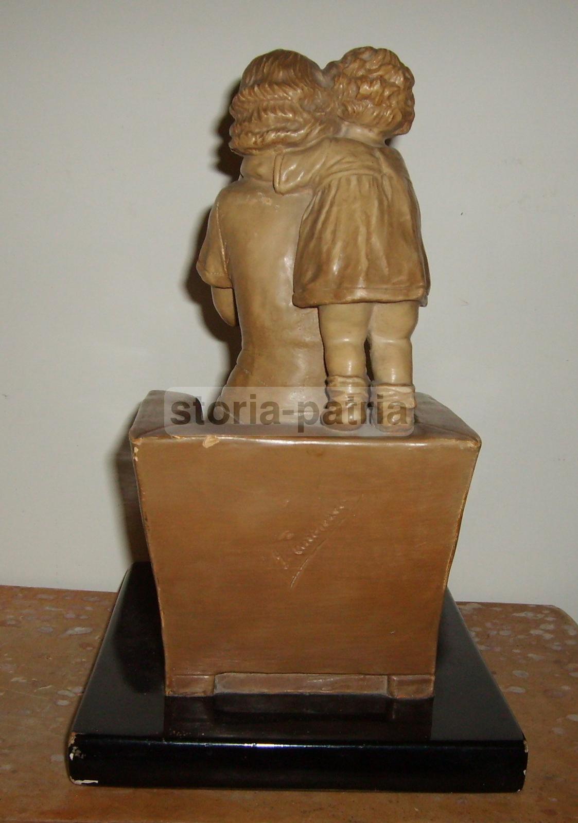 Maternita, Arte, Scultura, Decorativa Opera Darte, Da Collezione, d'Epoca, Pannunzio immagine 8