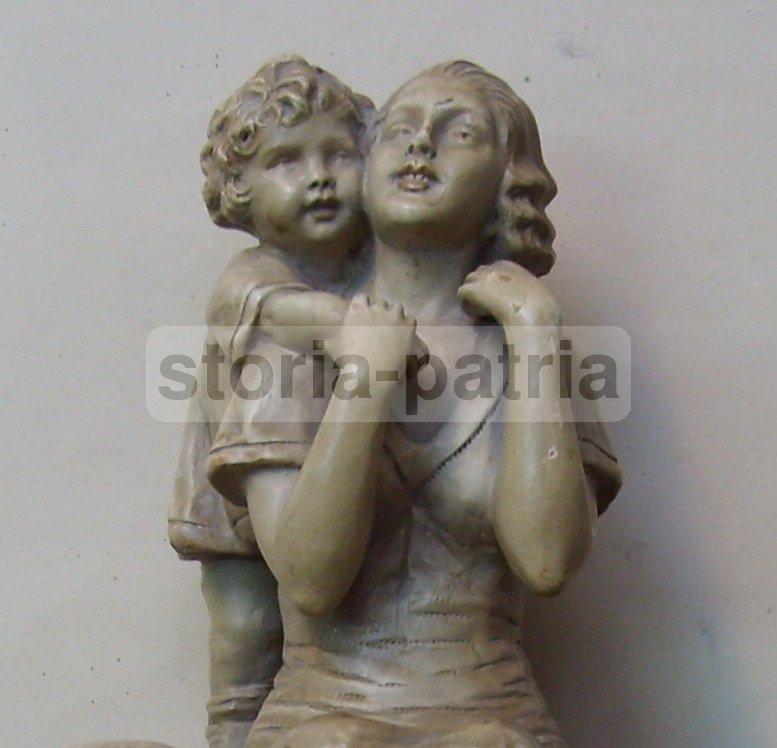 Maternita, Arte, Scultura, Decorativa Opera Darte, Da Collezione, d'Epoca, Pannunzio immagine 12