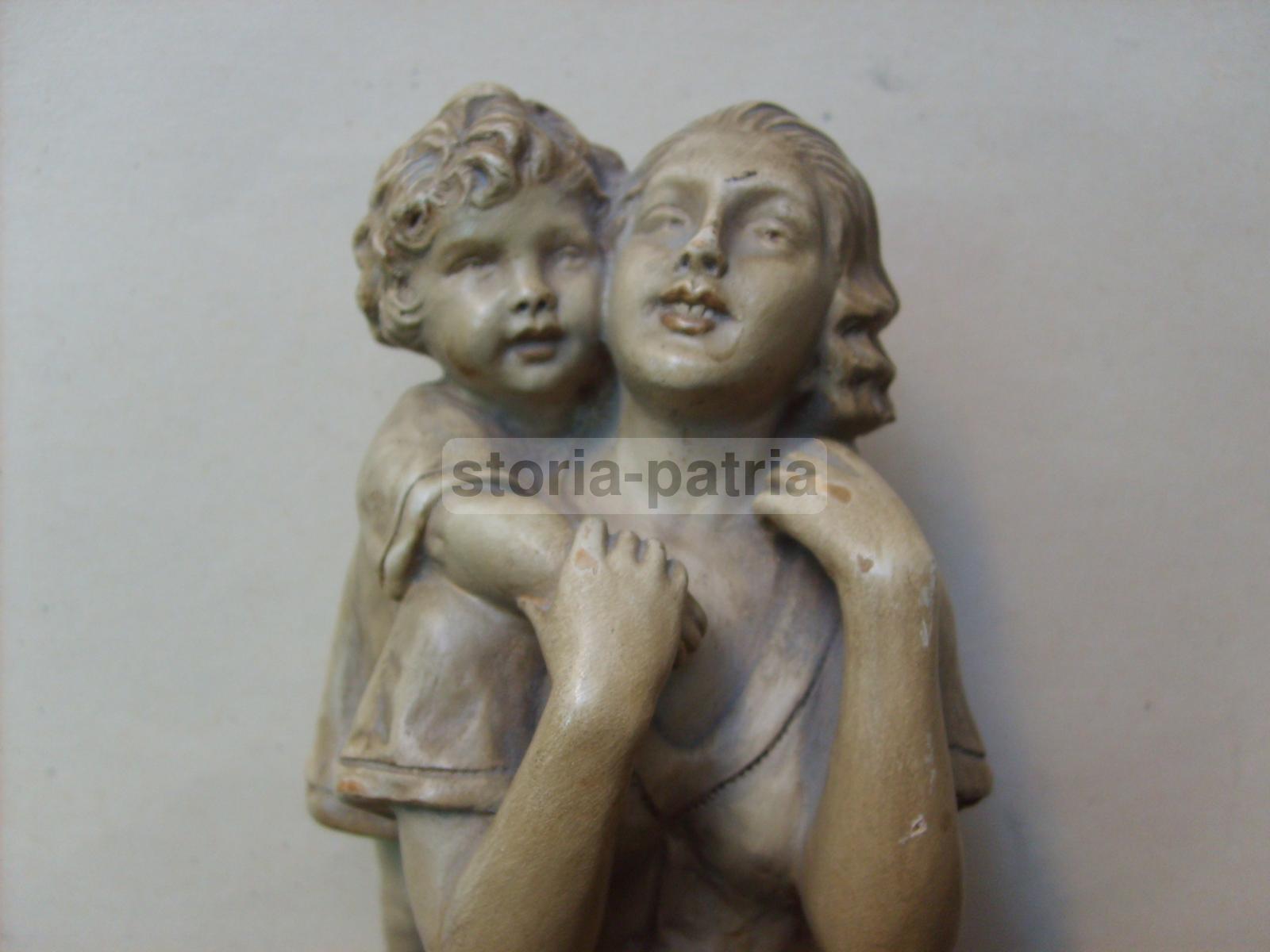 Maternita, Arte, Scultura, Decorativa Opera Darte, Da Collezione, d'Epoca, Pannunzio immagine 13