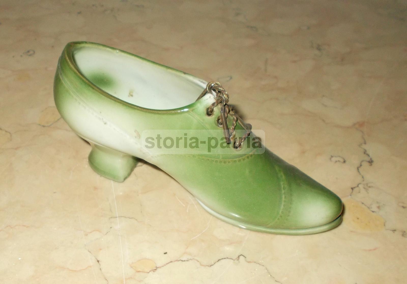 Moda, Calzature, Graziosa Scarpa In Ceramica, Decorativo Modellino, Da Collezione immagine 4