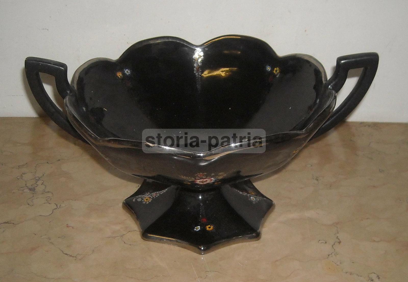 Umbria, Deruta, Decorativa E Artistica Ceramica, Decoro Floreale, Utile Centrotavola immagine 1
