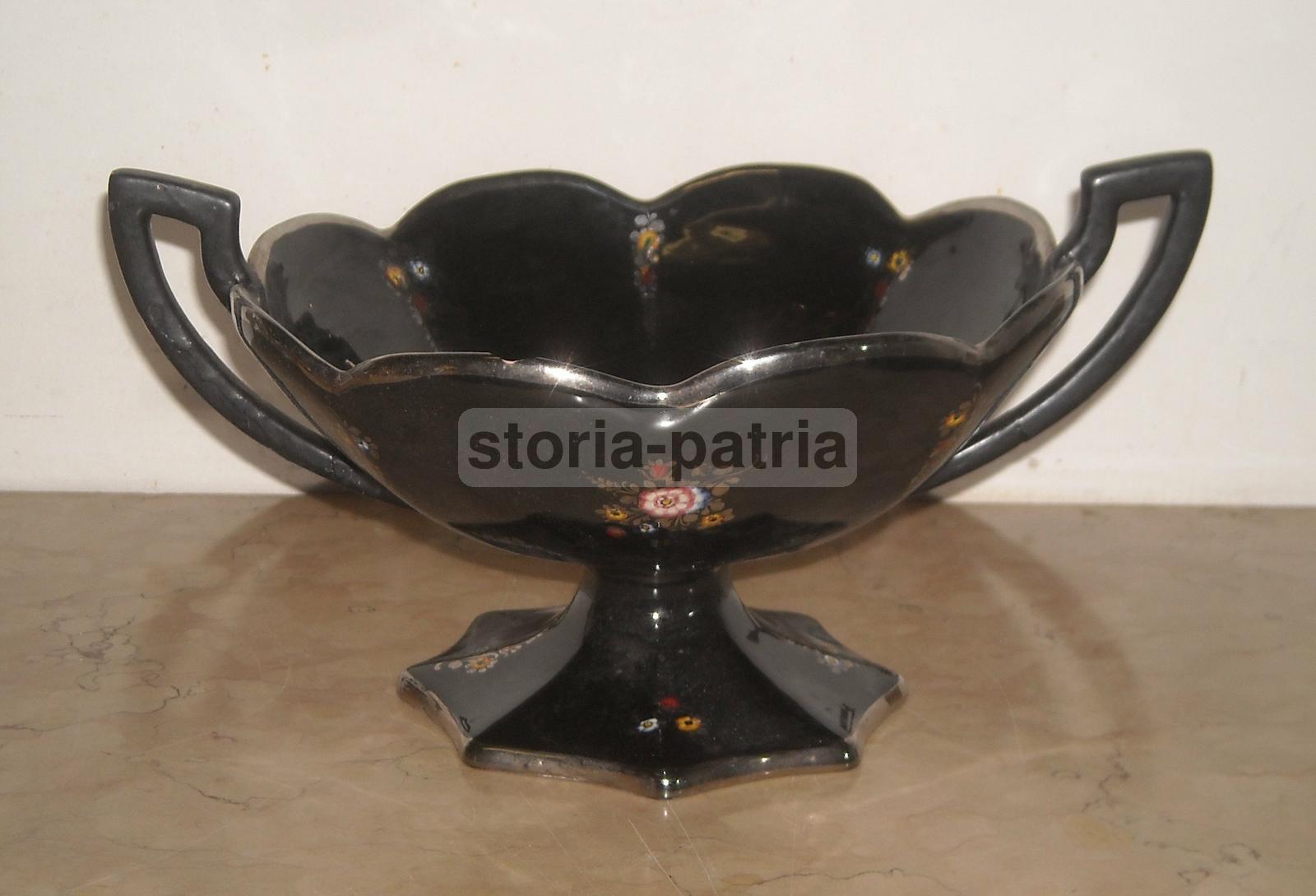 Umbria, Deruta, Decorativa E Artistica Ceramica, Decoro Floreale, Utile Centrotavola immagine 3