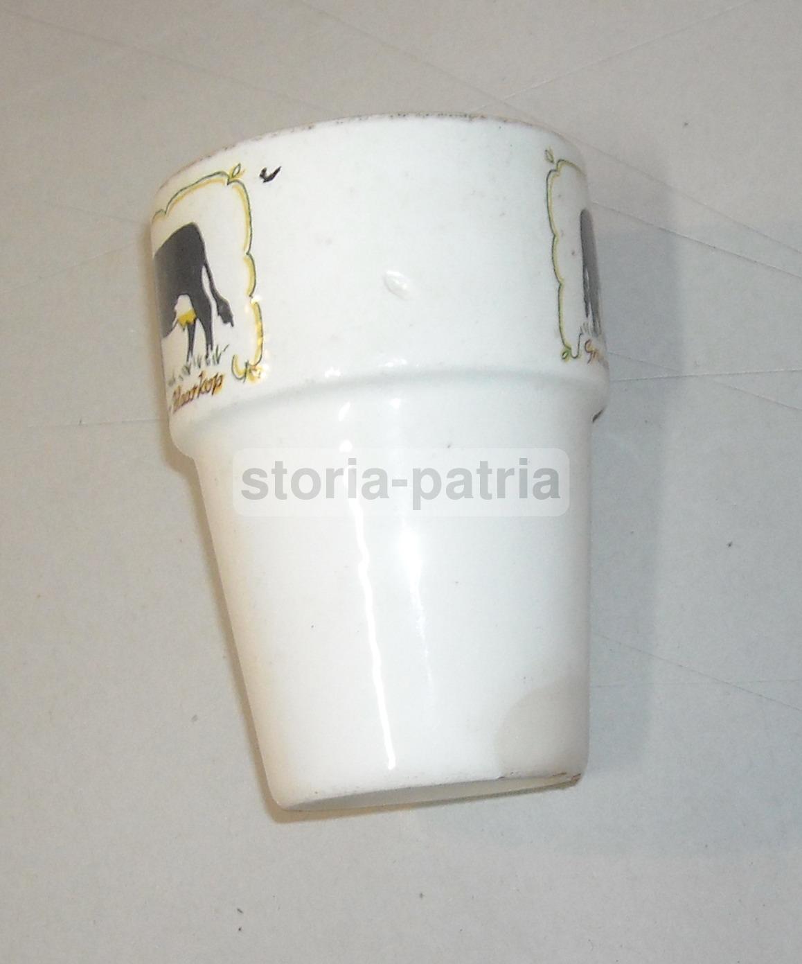 Zootecnia, Bovini, Latte, Inusuale Bicchiere, Ceramica Da Collezione, Pagnossin, 900 immagine 5